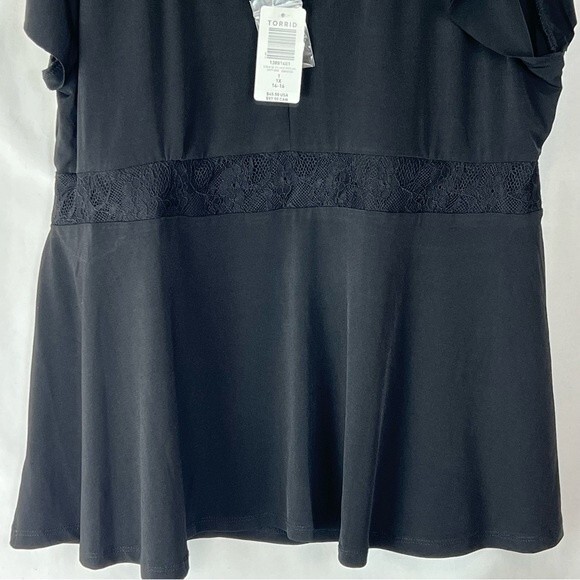 NWT Torrid Lace Short Sleeve Top - Picture 9 of 11